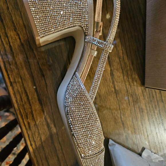 Womens Steve Madden Becka Rhinestone Pump 8.5 - Picture 2 of 6